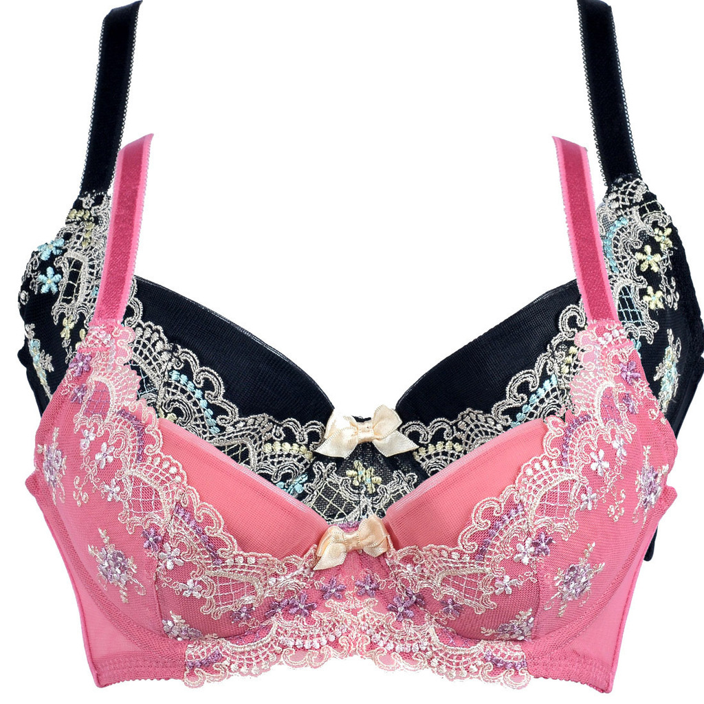 TS-0087, Lace prettifier cup thin embroidery bra comfortable breathable oa13101,FREE SHIPPING