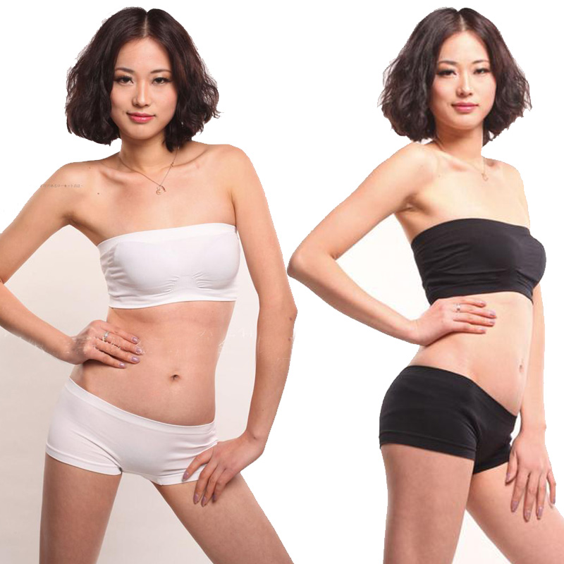 Tube top fabric boxer panties female summer comfortable perfect