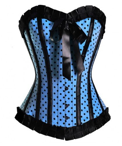 Two colors steel Botton Corset Bodybuilding Bust Vest 5147