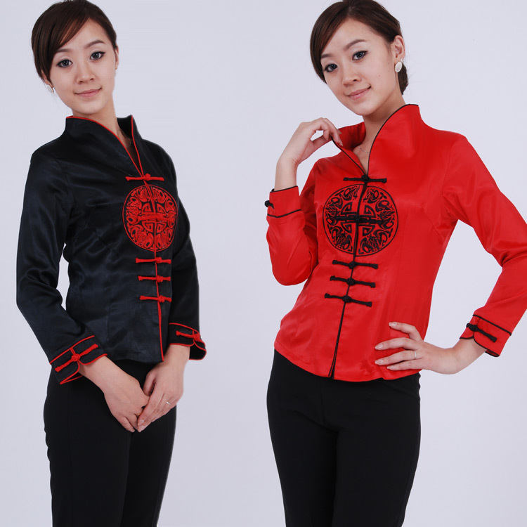 Tx03 autumn waiter clothes autumn and winter work wear long-sleeve work wear