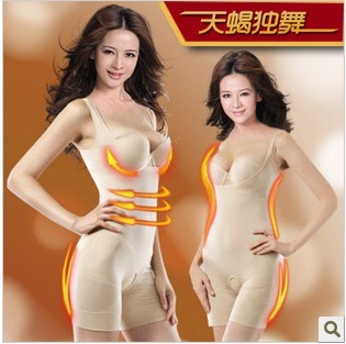 Ultra-thin body shaping beauty care underwear one piece shaper cf008 royal comfort