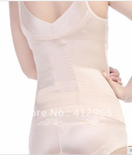 Ultra-thin non-mark cool and refreshing and breathable splits the garment body garment exercise selfcontrol garments