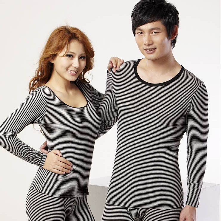 Ultra-thin plaza thermal underwear long johns long johns lovers set modal underwear 8966696