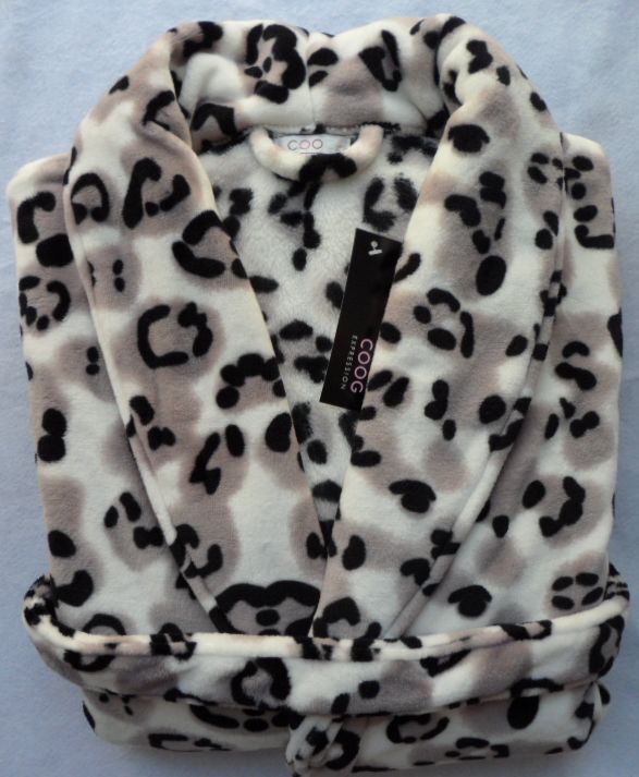 ultrafine thickening coral fleece sleepwear robe bathrobes lovers leopard print flannel