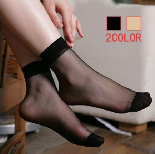 Ultrathin paragraph socks lady short stockings crystal socks  20PCS/LOT