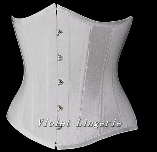 Underbust corset sexy royal shaper cummerbund 2686a black-and-white pink