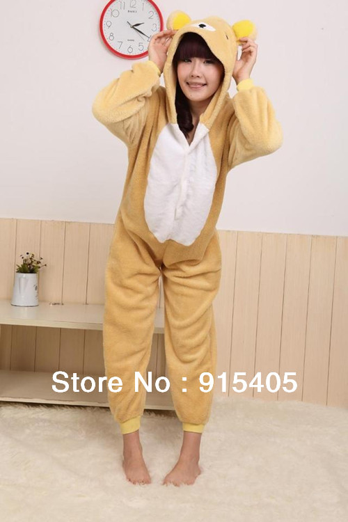 Unisex Kigurumi Pajamas Pyjamas   Fashion Lovely Bear Cosplay Animal Costume