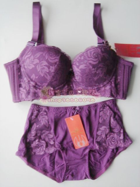 V018 push up female ab cup bra set