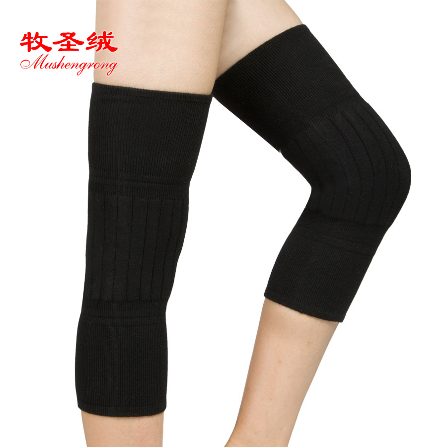 Velvet thickening cashmere kneepad thermal kneepad double layer thickening