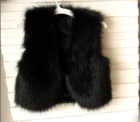 Vest female autumn and winter fashion faux vest female fur vest 2012