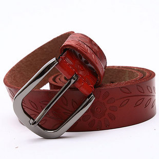 Vintage belt female all-match women's genuine leather decoration cowhide strap female fashionable denim