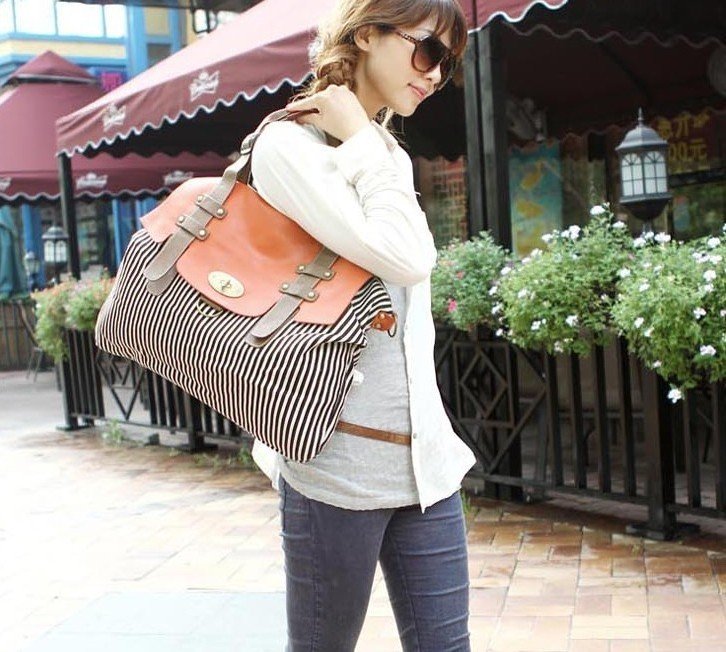 Vintage Lady Women Casual Street Style Satchel Shoulder Bag Handbag Sling Sleeve