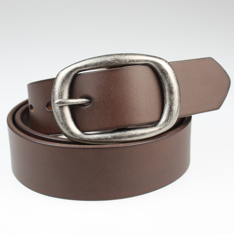 Vintage strap women's Women genuine leather first layer of cowhide all-match denim belt male