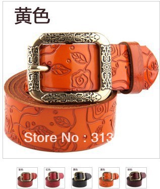 Vintage women's genuine leather belt female women's strap female fashion cowhide casual pants belt