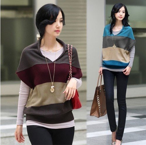 (W455) 2010 new ladies winter sweater, bat shirt design, 2-color, high-quality fabrics, for wholesale XL