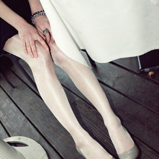 W48 excellent ! 15d ultra-thin pearlizing thin stockings classic basic pantyhose