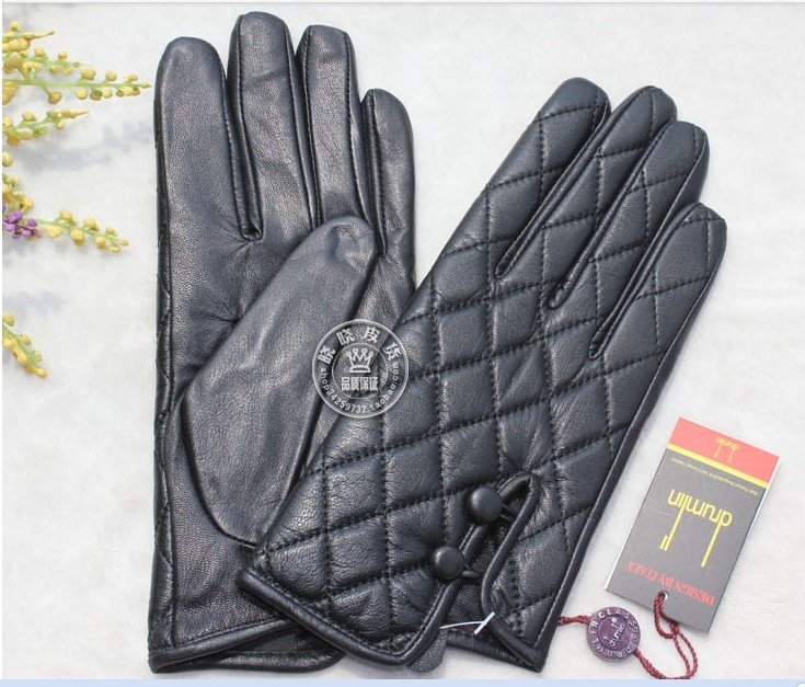 Warmen Fashion Gloves Genuine Leather Very Warm L