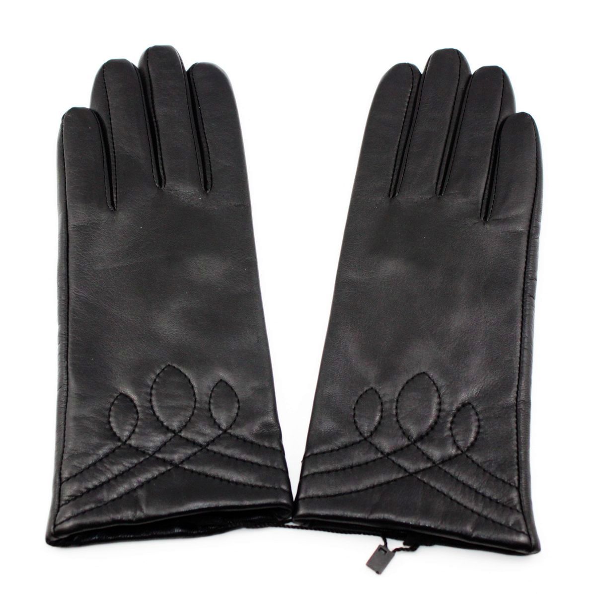 Water sheepskin women's genuine leather gloves thermal finger gloves