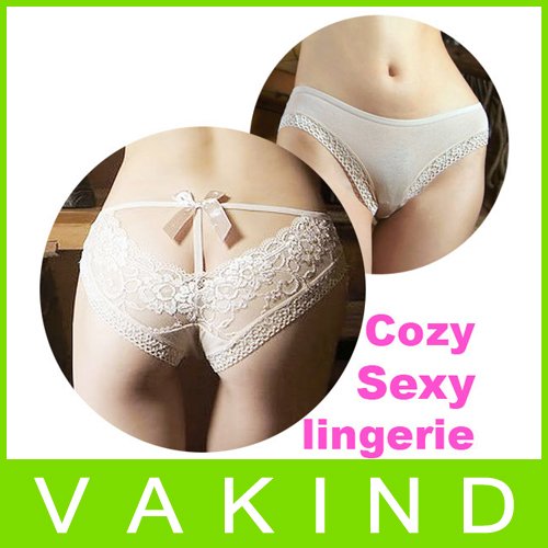 White Sexy Cozy lingerie Panties Briefs Underwear Color