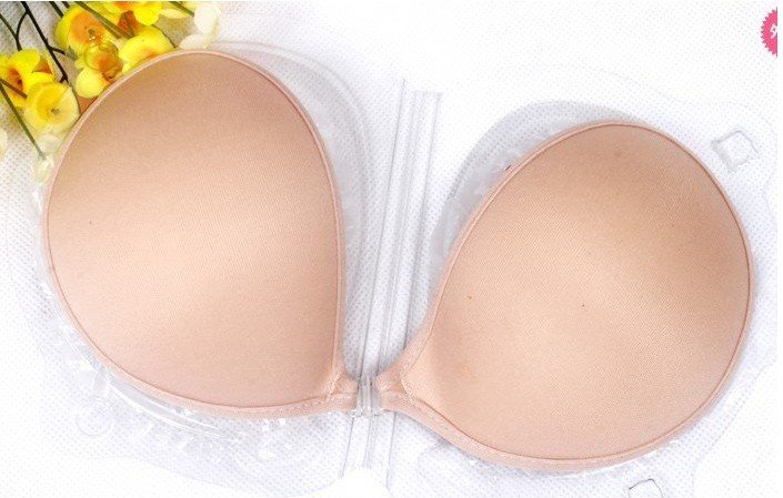 Wholesale 100pcs/lot Fabric silicone bra Breast Enhancer CUP Silicone Nu Push Invisible invisible underwear free shipping