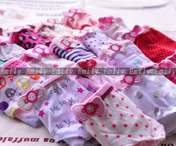 Wholesale 12pcs Cute Women's Underwear  low waist of bowknot adorn article ladies' Briefs