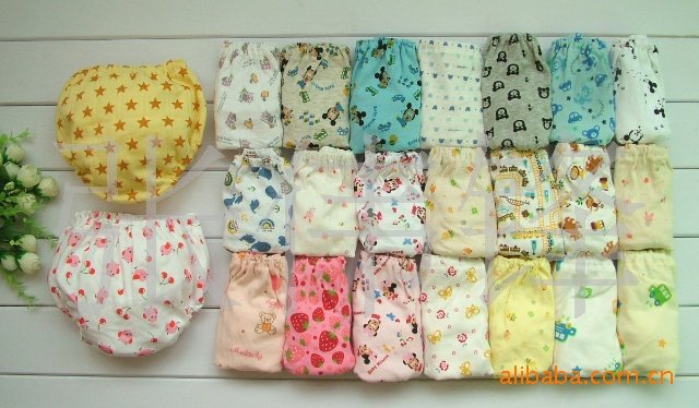 Wholesale-2011 new designs children  underwear  diaper napper 100% cotton hot selling