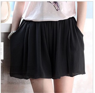 Wholesale 2013 New Korean Summer Women's Short Dress Chiffon Skirts Pants Culottes 5pcs/lot