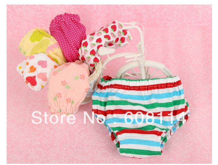 Wholesale(24 pcs/lot), Flower Pattern Kids Panties/Children Underwear/Babies Briefs