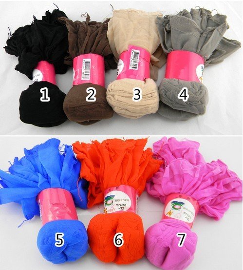 Wholesale 50pairs/lot Candy Colour Crystal Silk Socks Women Free Shipping