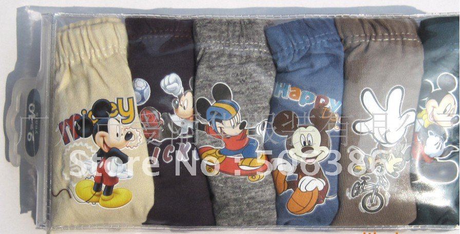 Wholesale 72pcs/lot children underwears,cartoon character Underewears,Kids Underwear,girl/boy's underwear,cotton baby underwear