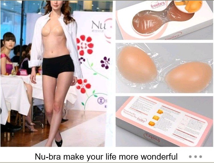 wholesale  adhesive  Nude Bra  Free Bra Must have for strapless Underwear Available Size: A - D nubra