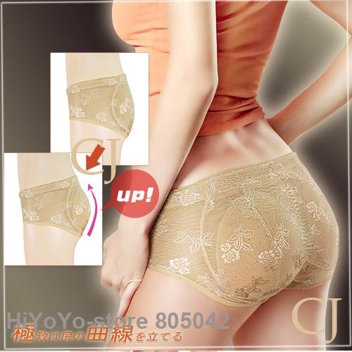 wholesale and retail Hip Shaper Buttock Lift Push Up Panty with cotton pad beige black M,L,XL,XXL 50pcs/lot