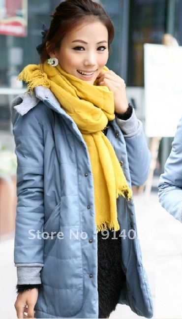 Wholesale  Autumn and Winter super hot sale women's cotton coat,snow wear,size M-XXL,5 colors,free shipping