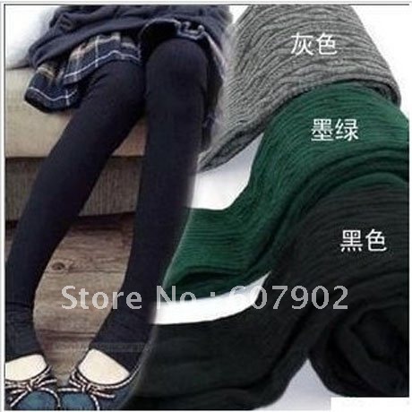 Wholesale - Comfortable Women Cotton Tights Pants Leggings Stirrup Winter Warm 6 Colors / # 0144