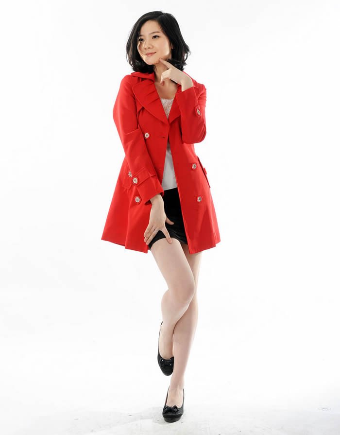 Wholesale design new fashion women trench coat outerwear  Free shipping slim long overcoat coats outdoor lady wind coat