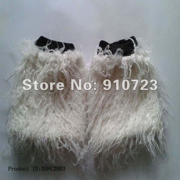 Wholesale - Factory leg warmers fur leg warmer boot cover Faux Fur Foot Cover Boot Cover Gloves Foot Hood NEW  Free shipping