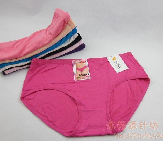 wholesale fashion women soft modal maxi plus size panties briefs , ladies Triangle underwear lingerie scanties , 10pc/lot