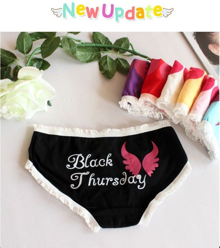 Wholesale Free Shipping 10 PCS/lot Sexy Cotton Women Panties Lace Briefs Fashion Rainbow 7 Days Week Underwear Multicolor