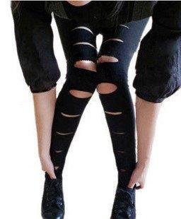 Wholesale Free Shipping  2012 New Punk Black Tights Silk Stocking