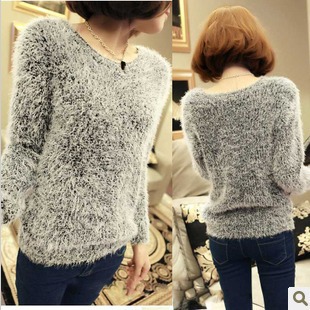 Wholesale + Free Shipping    9800# new product Roan furry soft comfortable warm sweater sweater