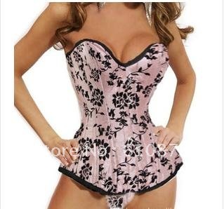 WHOLESALE+Free shipping+cheap corset recommend pink sexy lingerie,corset lingeriesex corset. S,M,L,XL ,XXL