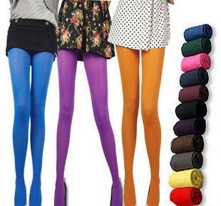 Wholesale Free shipping New spring summer sexy Velvet stockings tights semitransparent pantyhose candy pantyhose