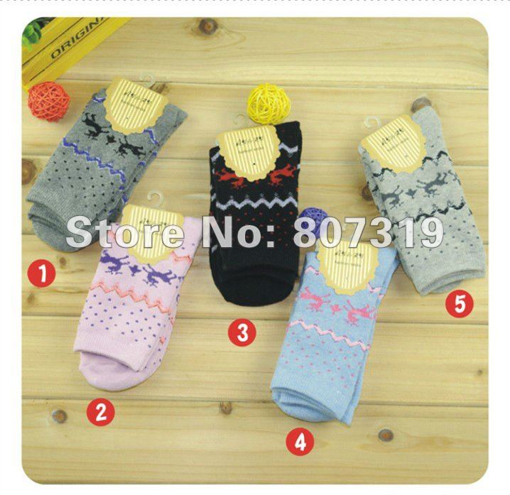 wholesale free shipping thick women's socks high quality thin women  lady sock cotton knitted ladylace knee/bedsock 20pairs