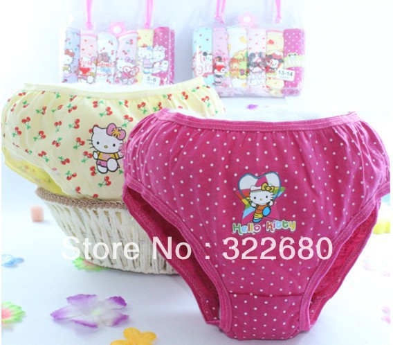 Wholesale girls candy-colored briefs children underwear