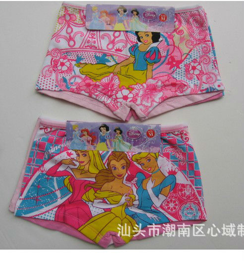 Wholesale girls underwear fashion style fit 5-11yrs childrens boxers 95cotton+ 5Lycra free shipping 104