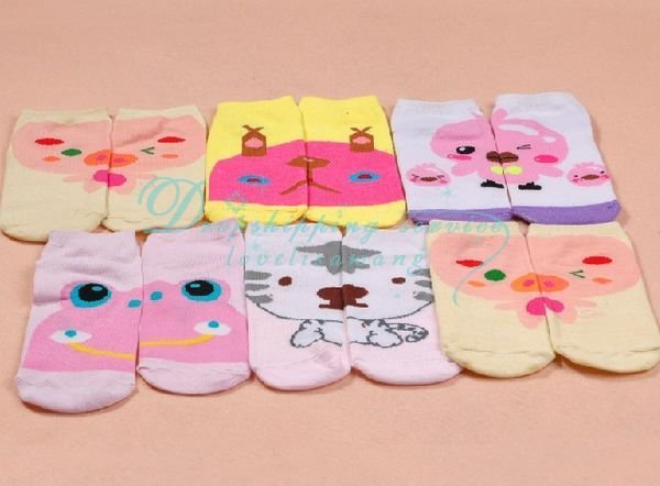 Wholesale Hot 10 pairs fashion cute cartoon boat socks sports socks on pairs of socks