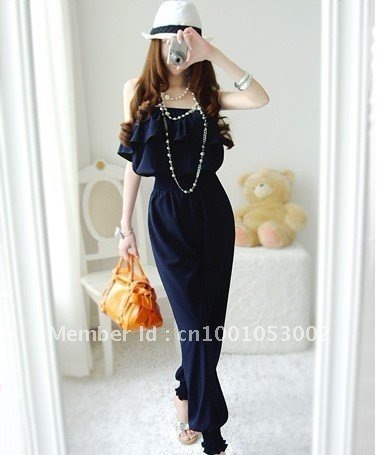 Wholesale - Hot Sale!New Arrival!Ladys Sexy Shoulder Off Suits Jumpsuits X5865