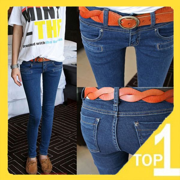 Wholesale Hot sale woman pants!  Korean Style Casual Slim Legging Skinny Cotton Flexible Womens Jeans Pencil Pants,26-31