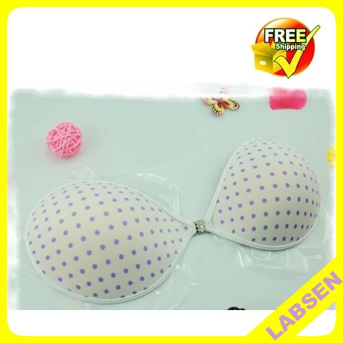 Wholesale Labsen JS-10726 No shoulder straps silica gel invisible bras/contact bra/contact underwear multicolor optional