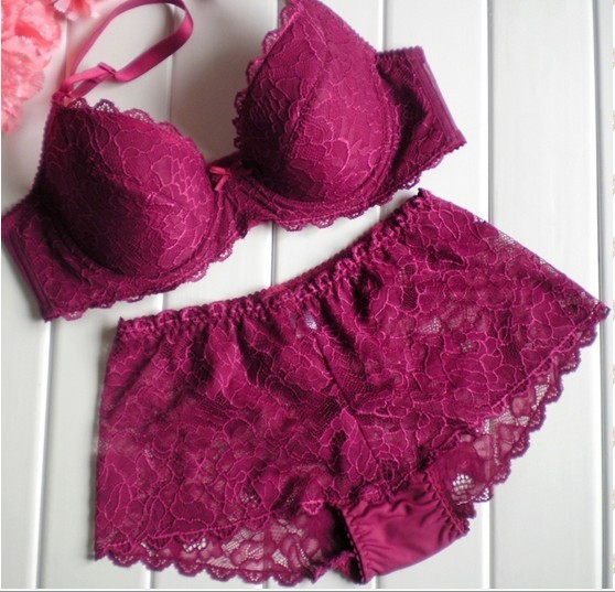 Wholesale Lace bra sets Sexy  Lingerie Bras Women's underwear Free Shipping